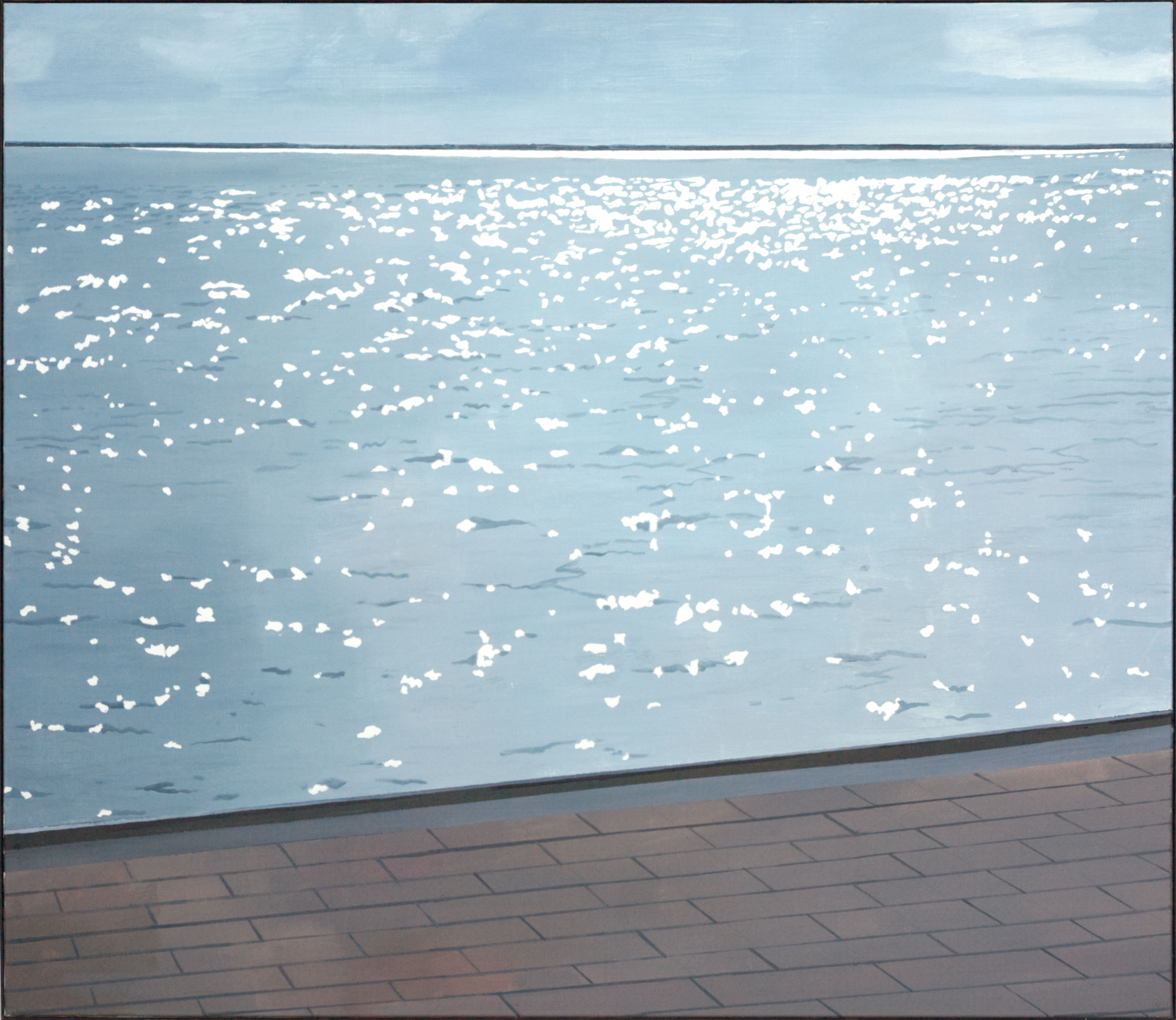 Christine Ebersbach | Himmel im Meer | 2020 | Acryl auf Leinwand | 150 x 180 cm