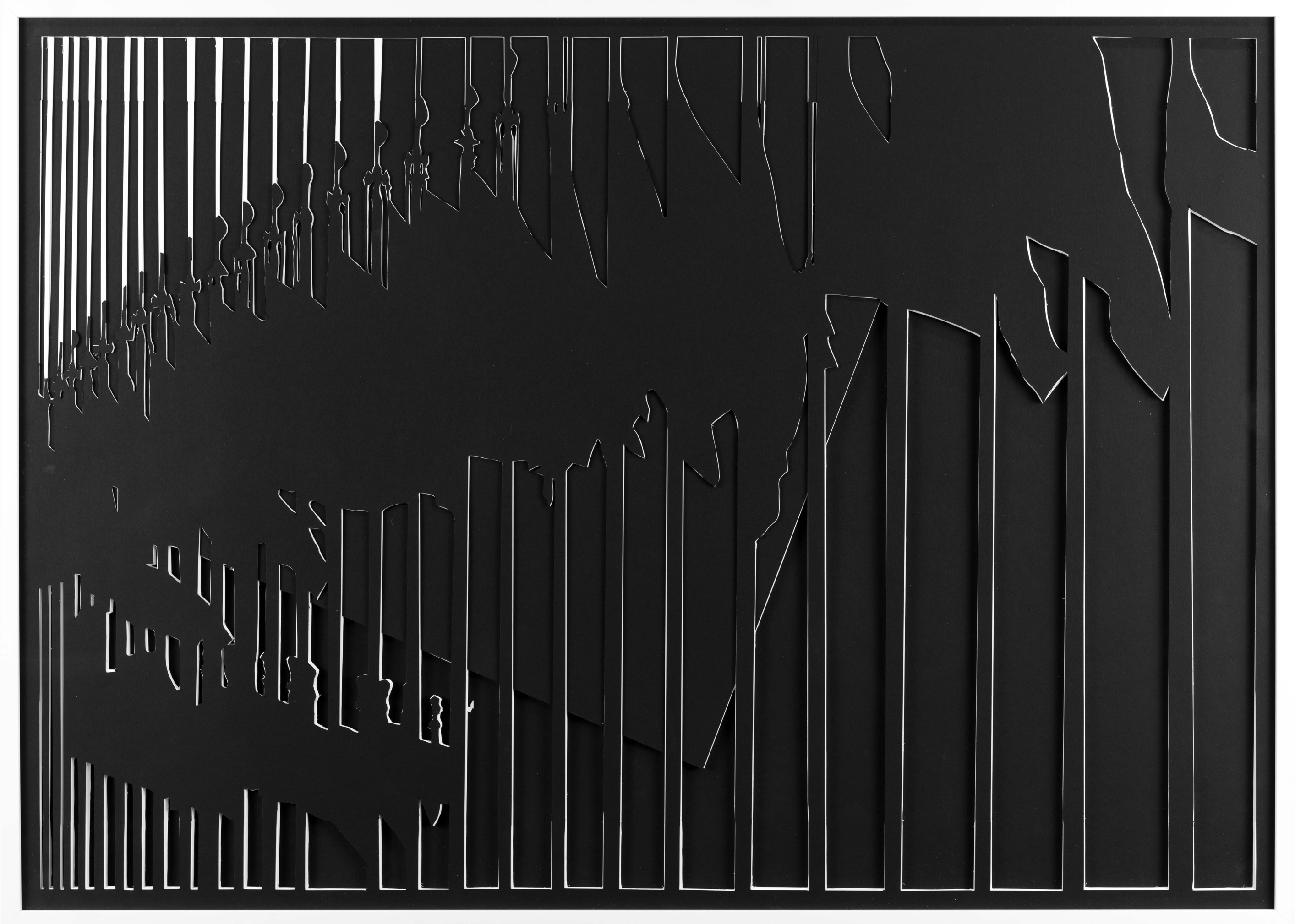 Patricia Westerholz failed filter / flags #03 2018 cut out 70 x 100 x 1,5 cm Foto: Andreas Kempe